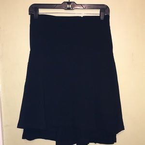 PLEATED CREPE SKIRT